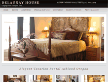 Tablet Screenshot of delaunayhouse.com
